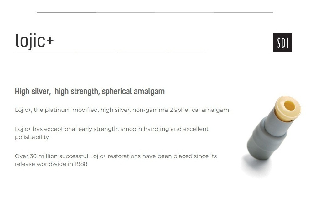 Amalgam High silver SDI LOGIC+ #Spill 2 (50pcs) | DentaCarts | Dental Cart