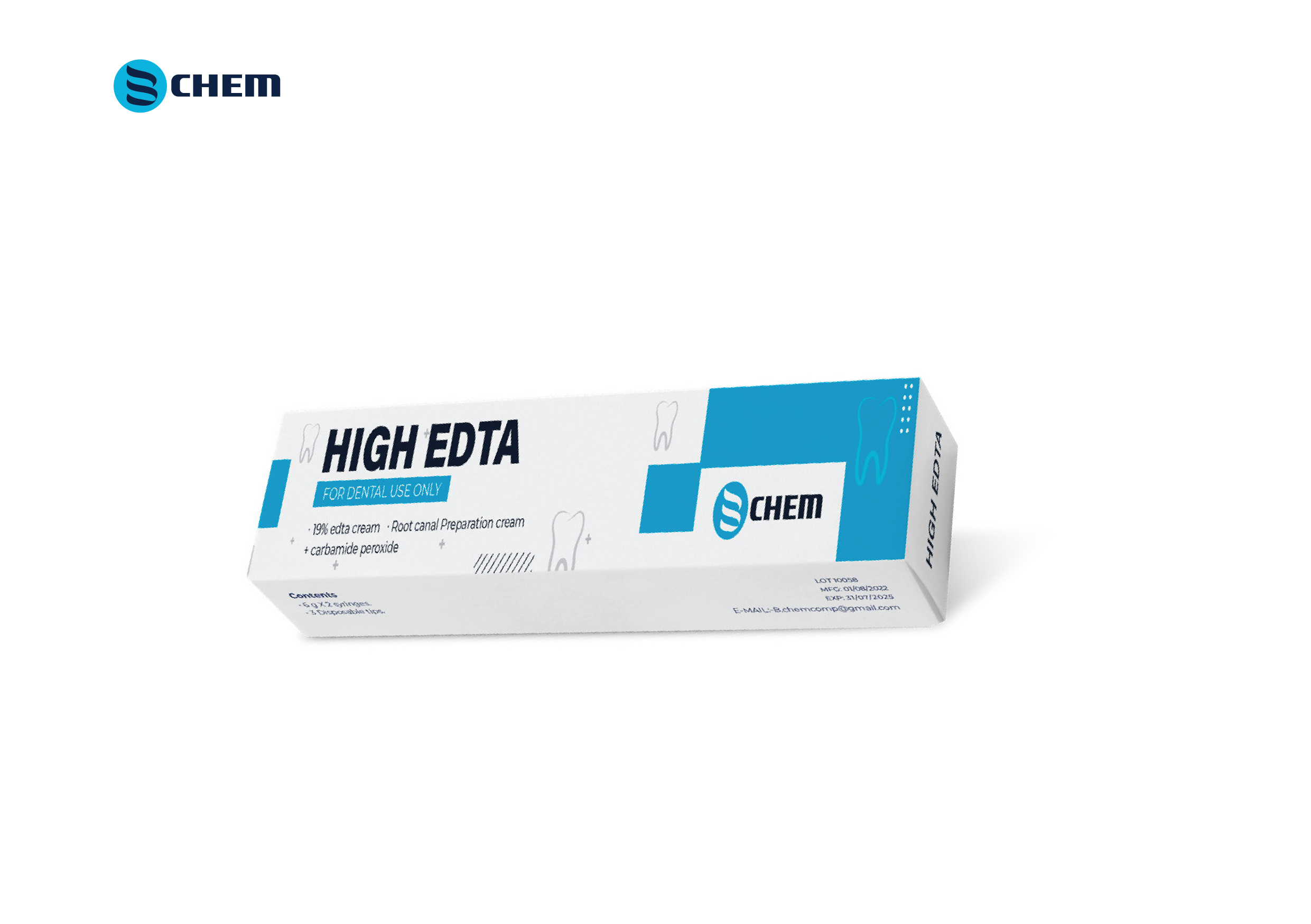 High EDTA Gel 2 pcs B.chem | DentaCarts | Dental Cart