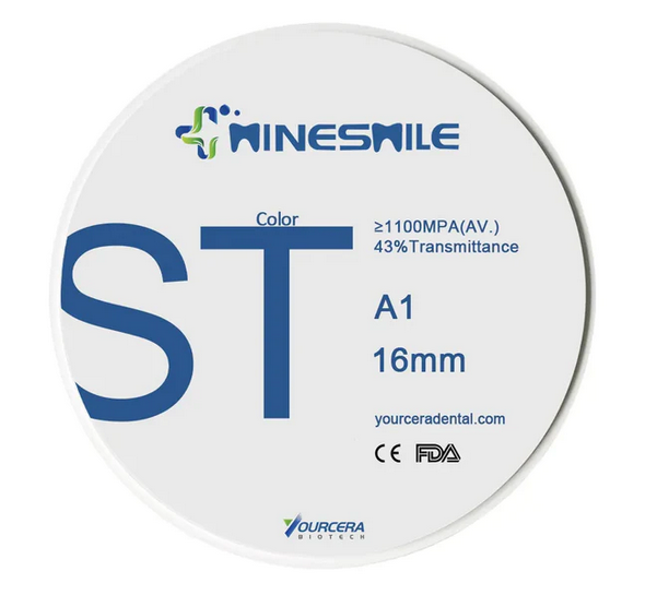 YOURCERA ST-COLOR Dental zirconia block | DentaCarts | Dental Cart