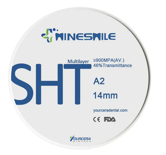 YOURCERA SHT Multilayer Zirconia Block | DentaCarts | Dental Cart