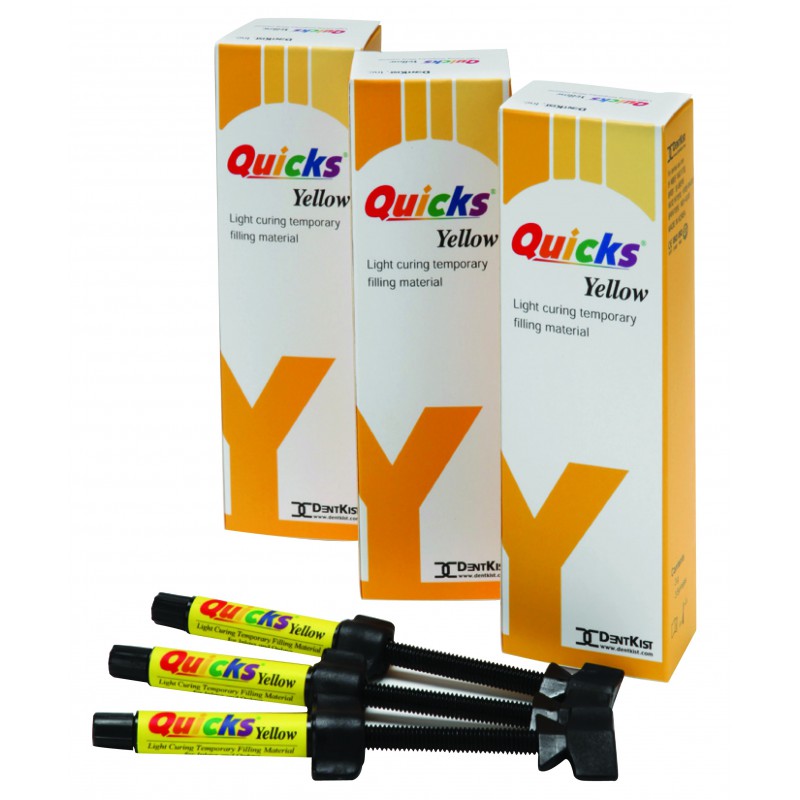 Quicks Light Curing Temporary Filling 3 syringes | DentaCarts | Dental Cart