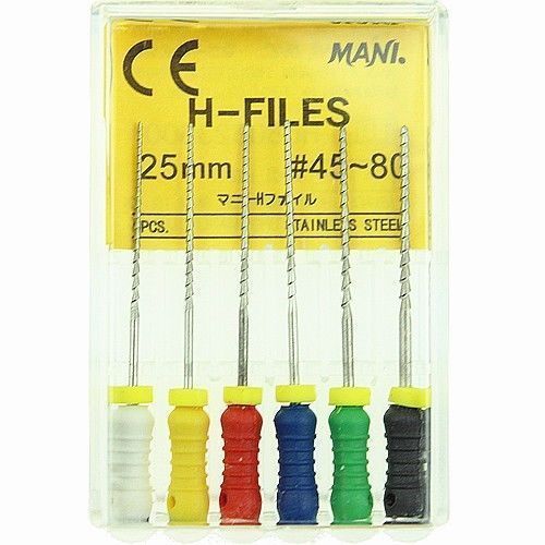 Mani H-FILES 25MM #45-80 | DentaCarts | Dental Cart