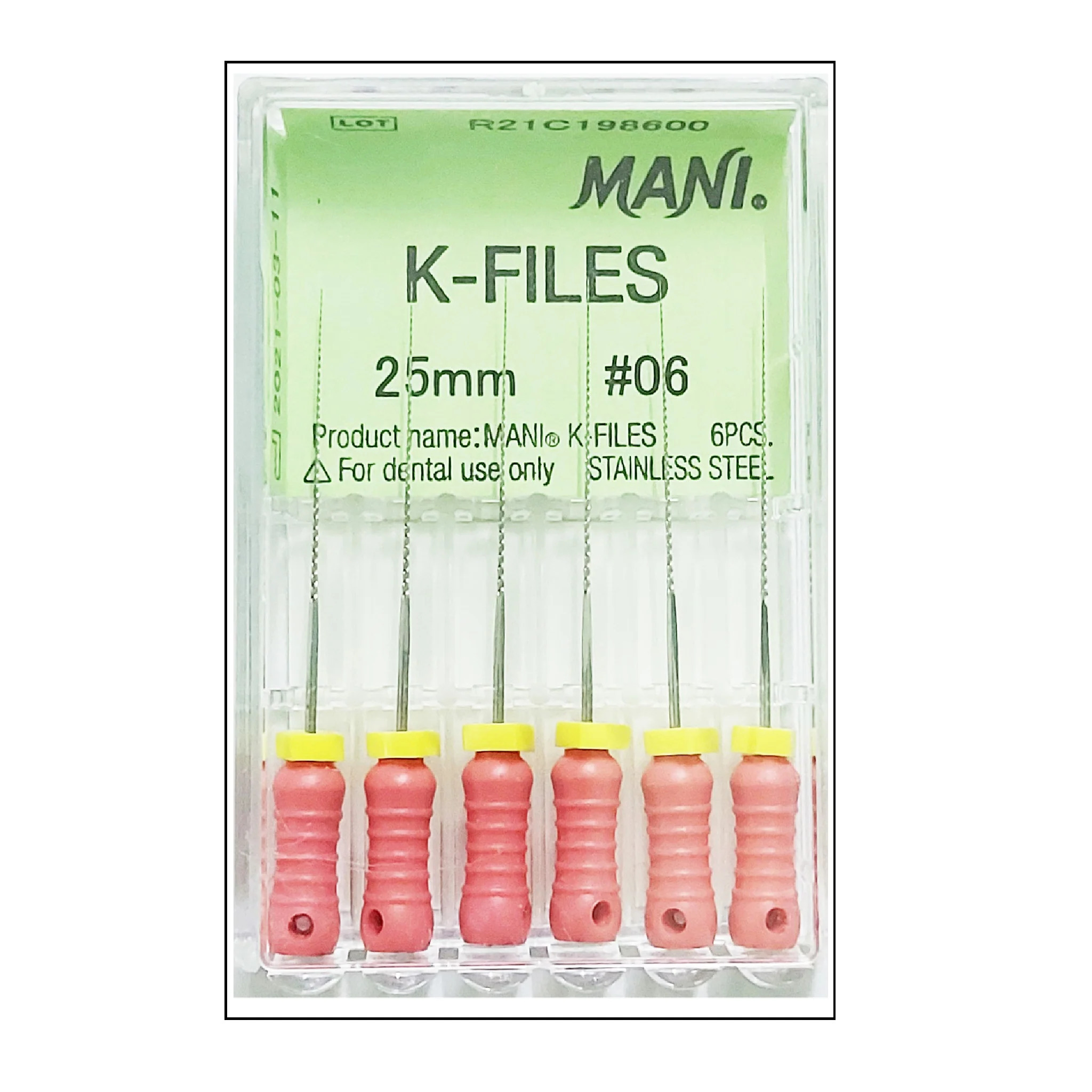 Mani K-FILES 25MM #06 | DentaCarts | Dental Cart