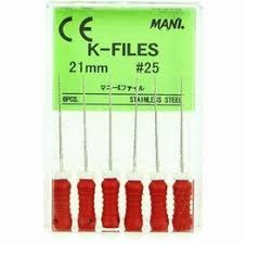 Mani K-FILES 21MM #25 | DentaCarts | Dental Cart