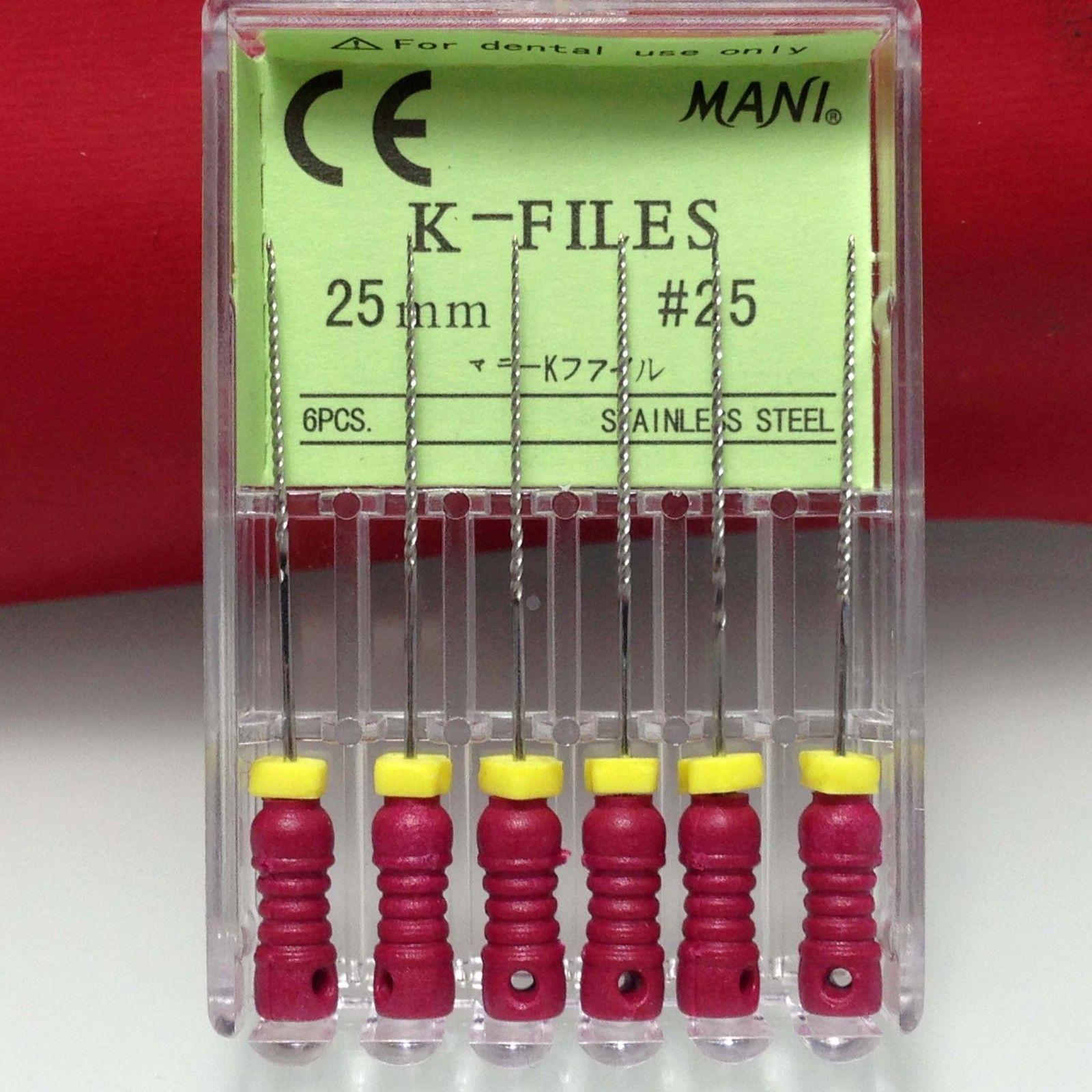 Mani K-FILES 25MM Size 25 | DentaCarts | Dental Cart