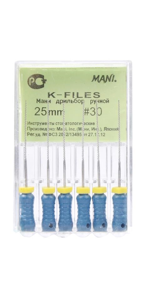 Mani K-FILES 25MM #30 | DentaCarts | Dental Cart