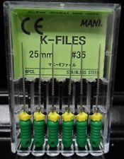 Mani K-FILES 25MM #35 | DentaCarts | Dental Cart