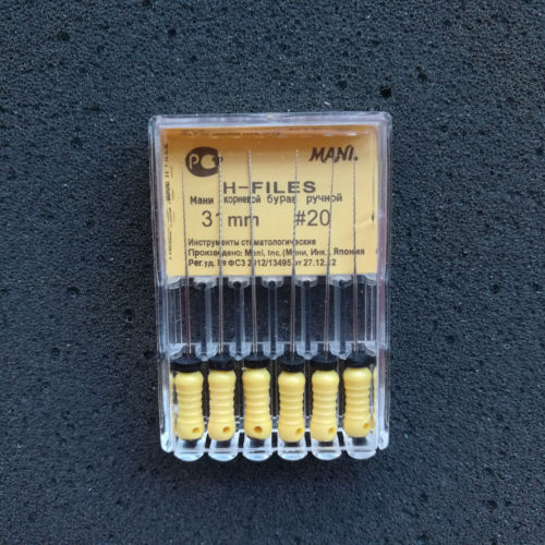 Mani H-FILES 31MM #20 | DentaCarts | Dental Cart