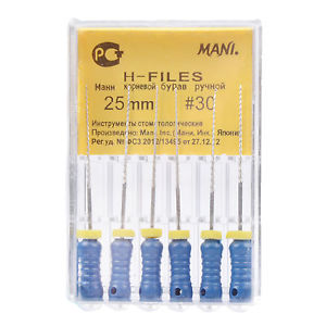 Mani H-FILES 25MM #30 | DentaCarts | Dental Cart