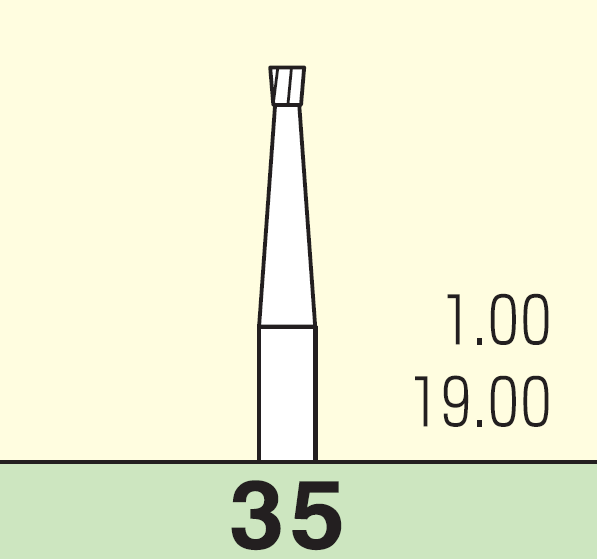 Mani Carbide Burs #35 | DentaCarts | Dental Cart
