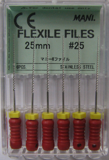 Mani FLEXILE FILES 25MM #25 | DentaCarts | Dental Cart