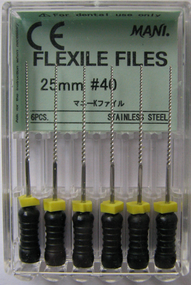 Mani FLEXILE FILES 25MM #40 | DentaCarts | Dental Cart