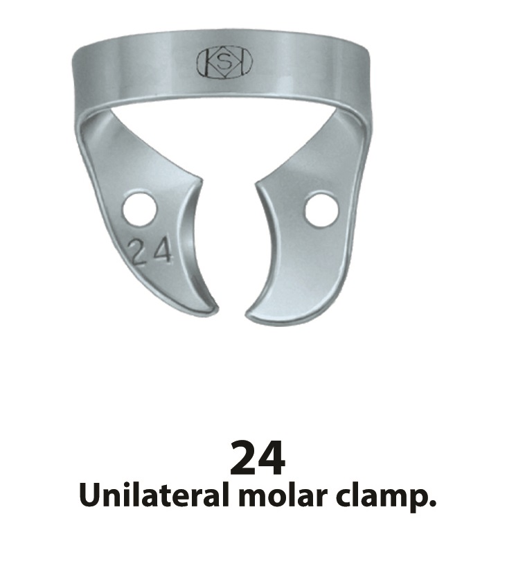 Dentech KSK clamp No. 24 | DentaCarts | Dental Cart