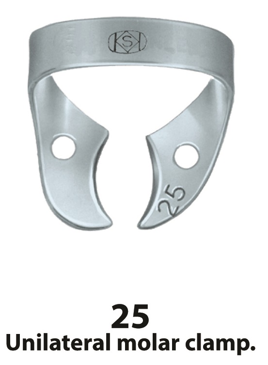 Dentech KSK clamp No. 25 | DentaCarts | Dental Cart