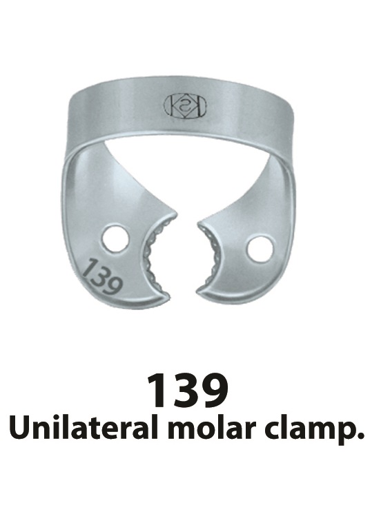 Dentech KSK clamp No. 139 | DentaCarts | Dental Cart