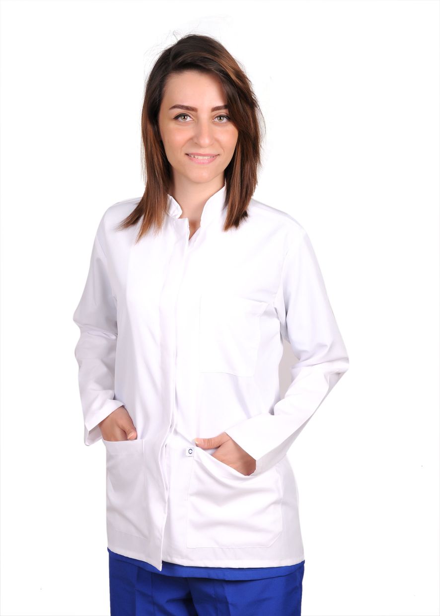 Female Dental Lab Coat | DentaCarts | Dental Cart