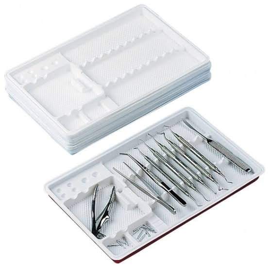 Disposable Plastic Trays  "100 pcs" | DentaCarts | Dental Cart