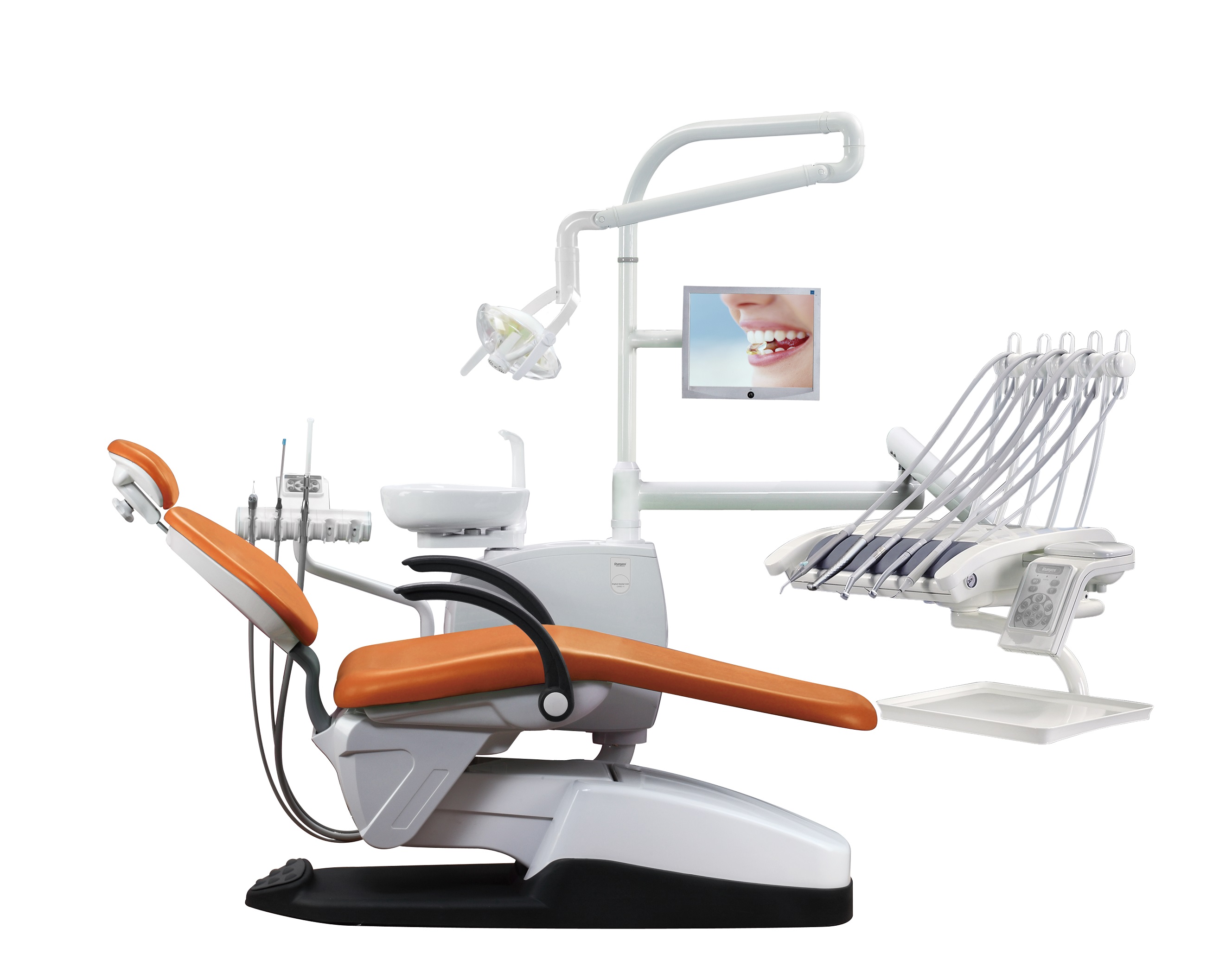 Runyes Dental Unit Model Care 11 Swing Type | DentaCarts | Dental Cart