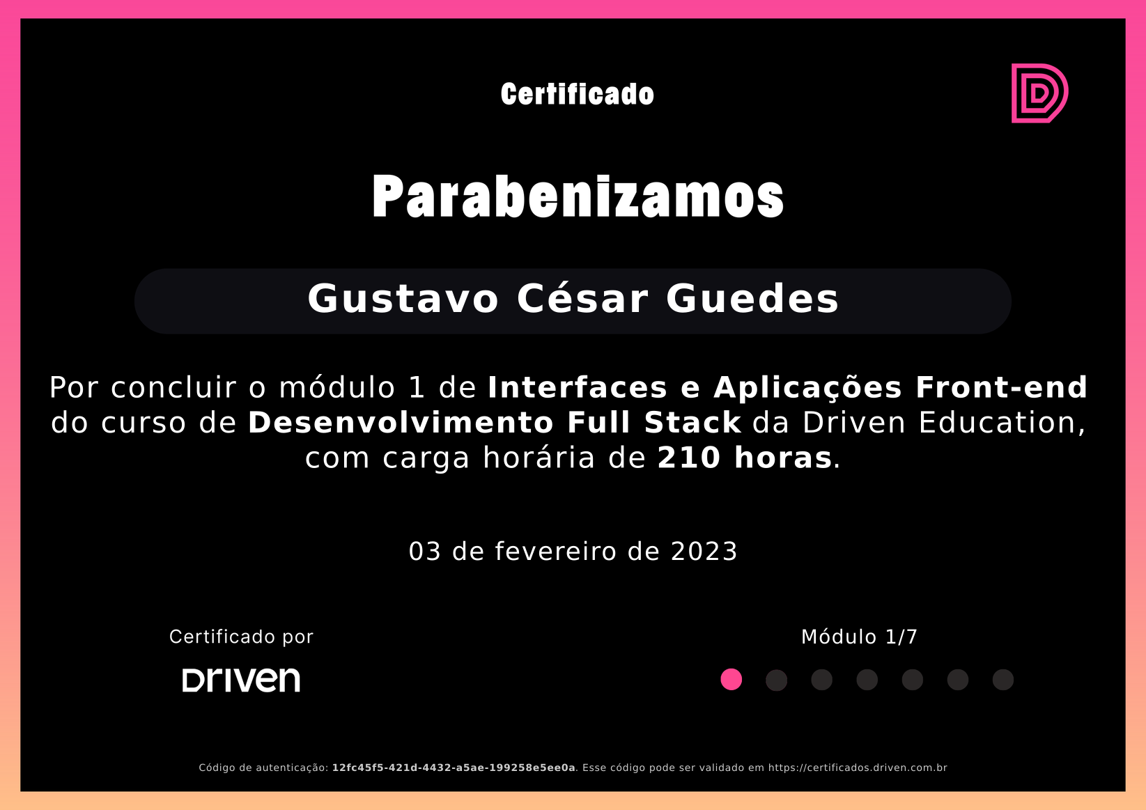 Gustavo Guedes - Software Engineer | Desenvolvedor Full Stack | Front ...