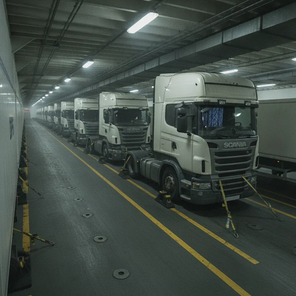 Ferry and train rest exemption under EU 561: the two-interruption rule, the 8-hour threshold, and what a sleeper cabin actually means