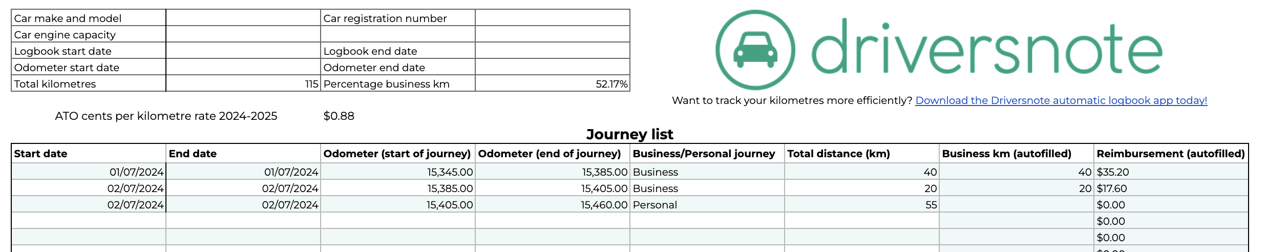 Free Excel Logbook Template Printable Templates