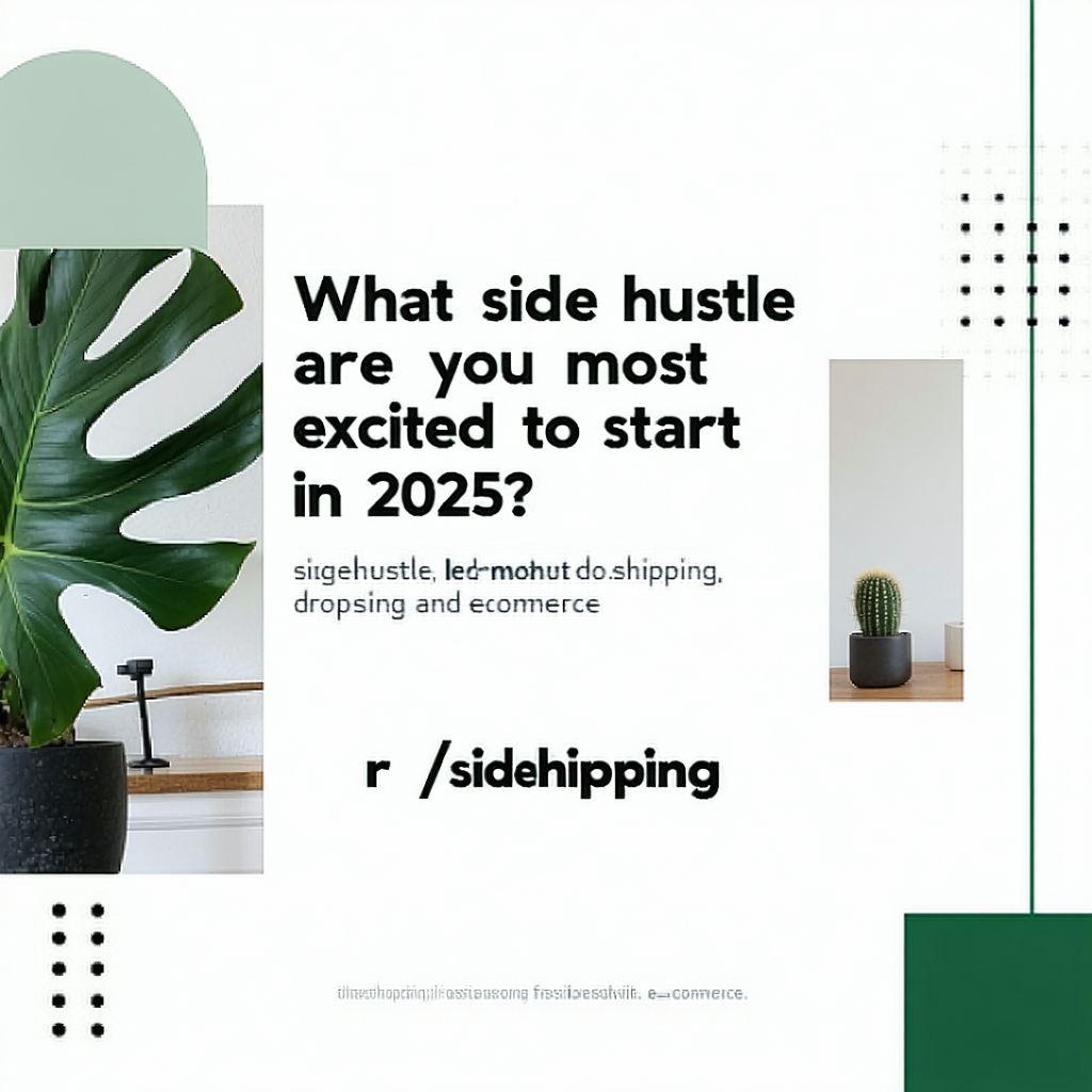 What side hustle are you most excited to start in 2025? : r/sidehustle