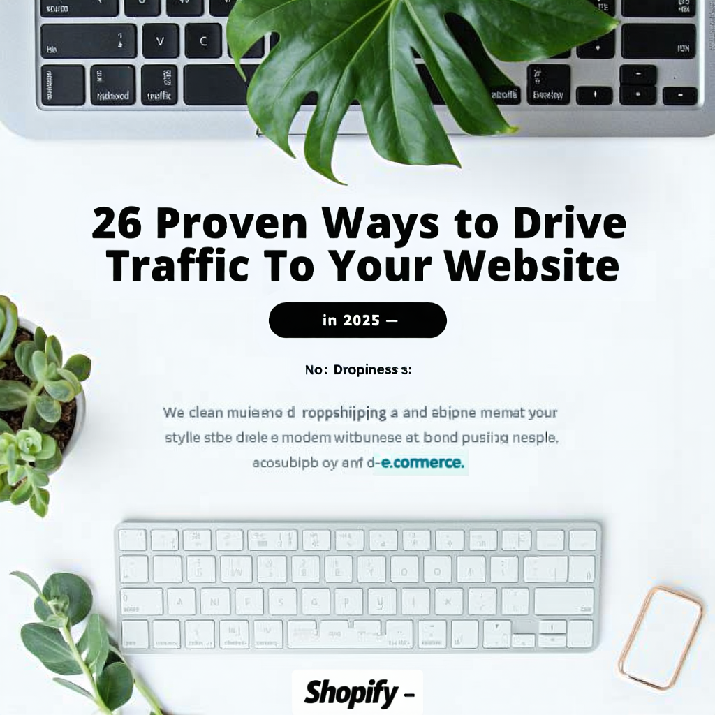 26 Proven Ways to Drive Traffic to Your Website in 2025 - Shopify