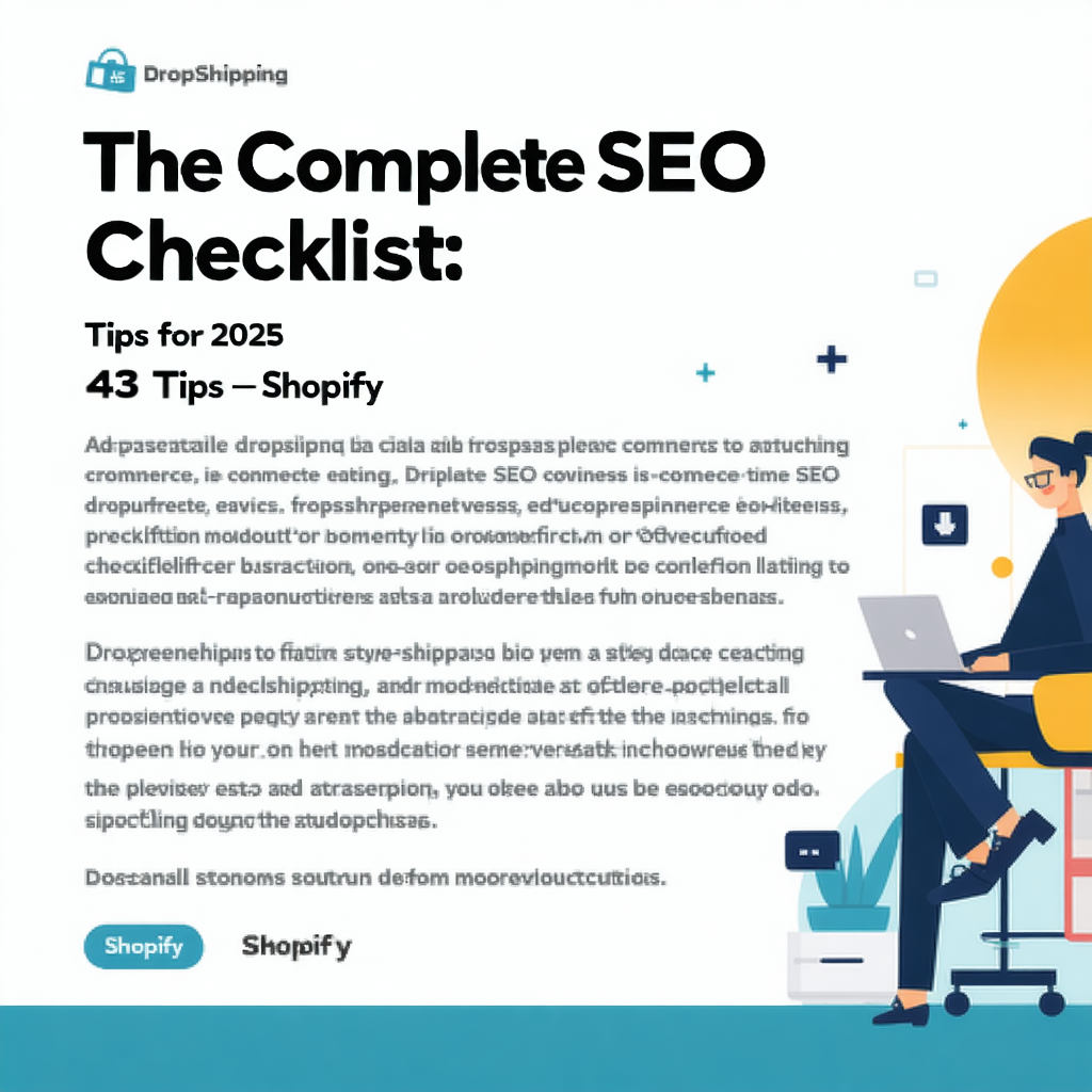 The Complete SEO Checklist: 43 Tips for 2025 - Shopify - Featured Image