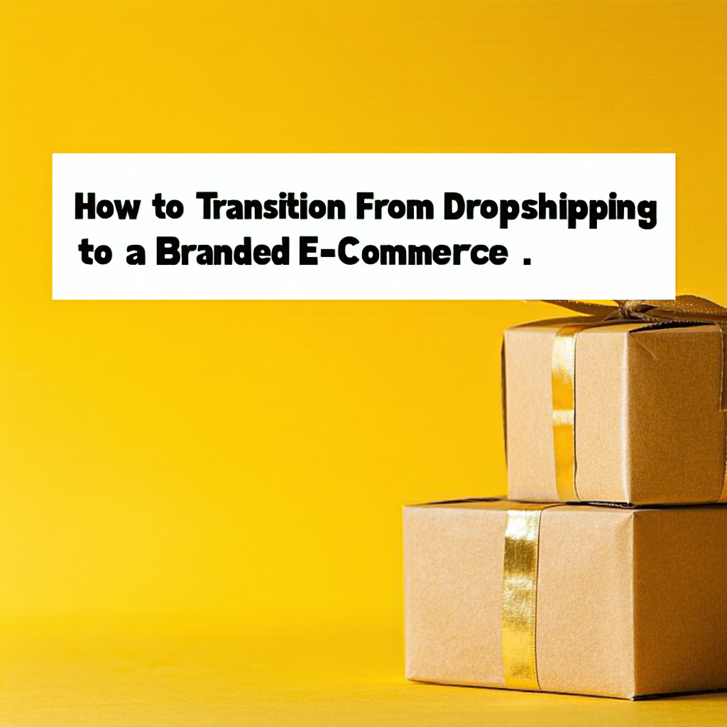 How to Transition From Dropshipping to a Branded E-Commerce ...