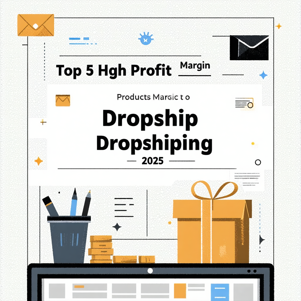 Top 5 High Profit Margin Products to Dropship in 2025