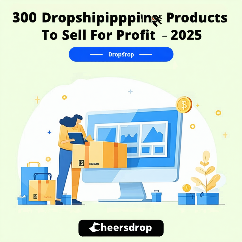300 Dropshipping Products To Sell For Profit (2025) - Cheersdrop - Featured Image