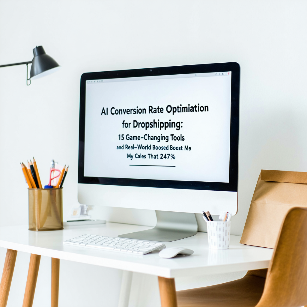 AI Conversion Rate Optimization for Dropshipping: 15 Game-Changing Tools and Real-World Use Cases That Boosted My Sales by 247% - Featured Image
