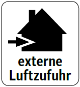 Externe Luftzufuhr