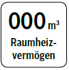 Raumheizvermögen