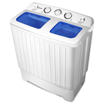 Costway EP22757 Portable Mini Washing Machine with Compact Twin Tub