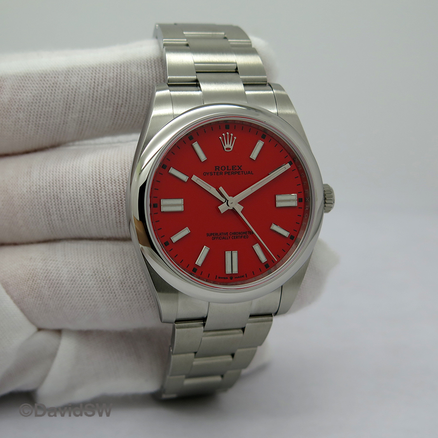 rolex coral dial