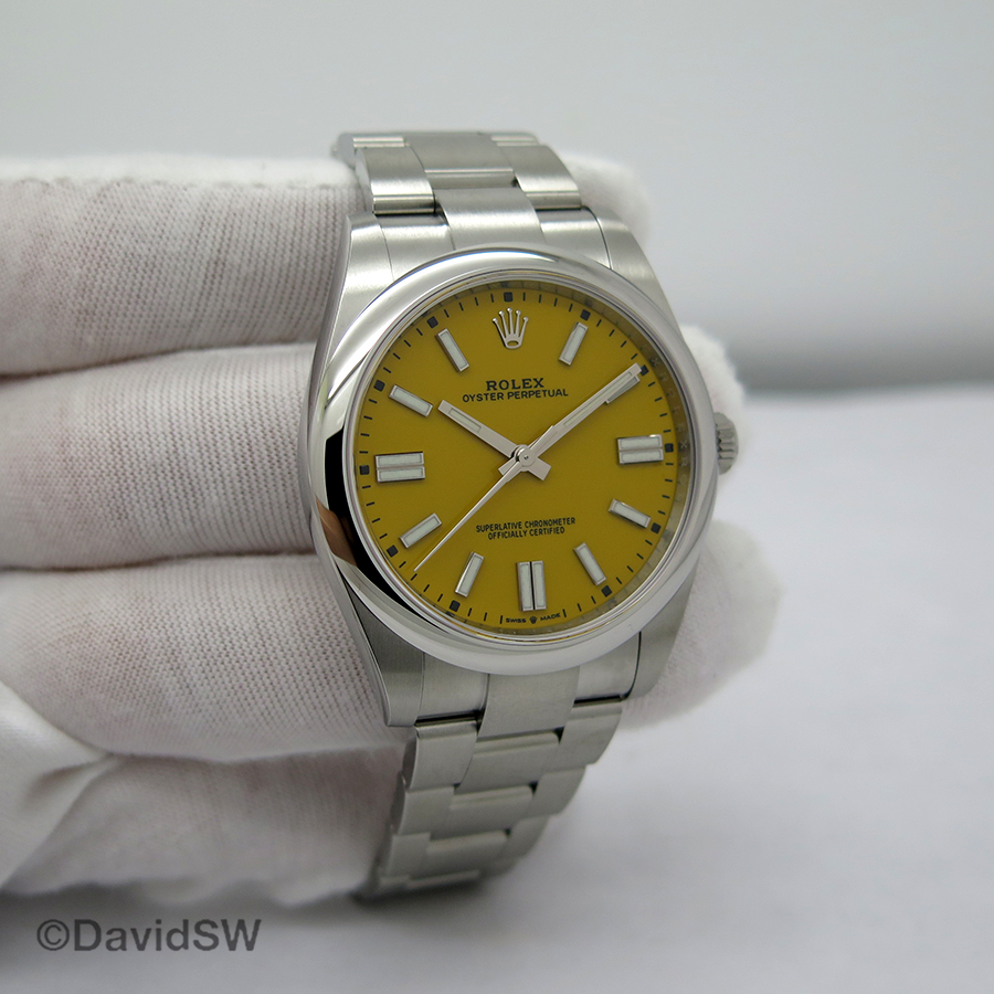 yellow face rolex