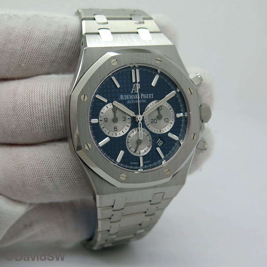 Audemars Piguet st Royal Oak With Blue Dial Davidsw