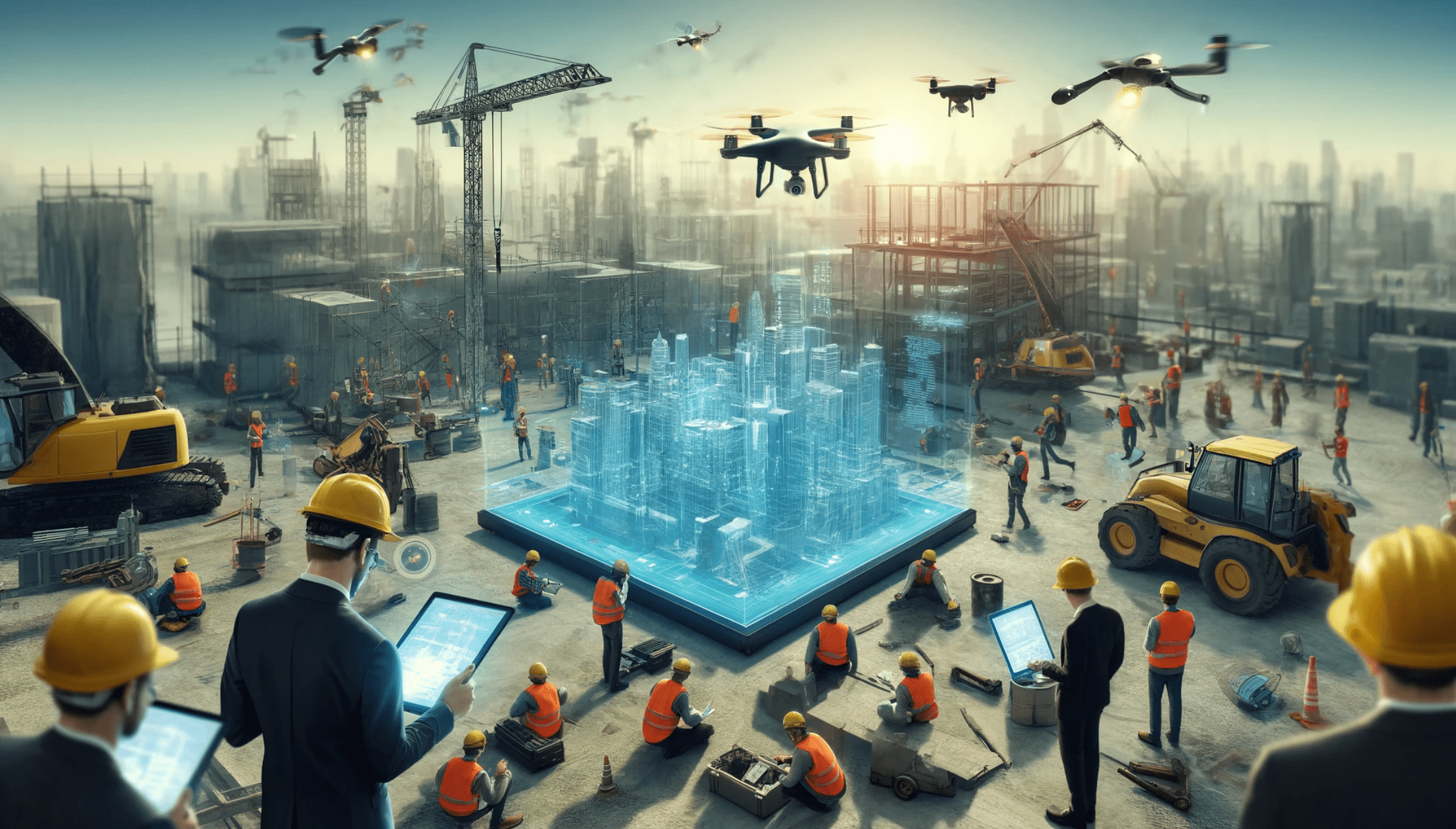 software and construction site