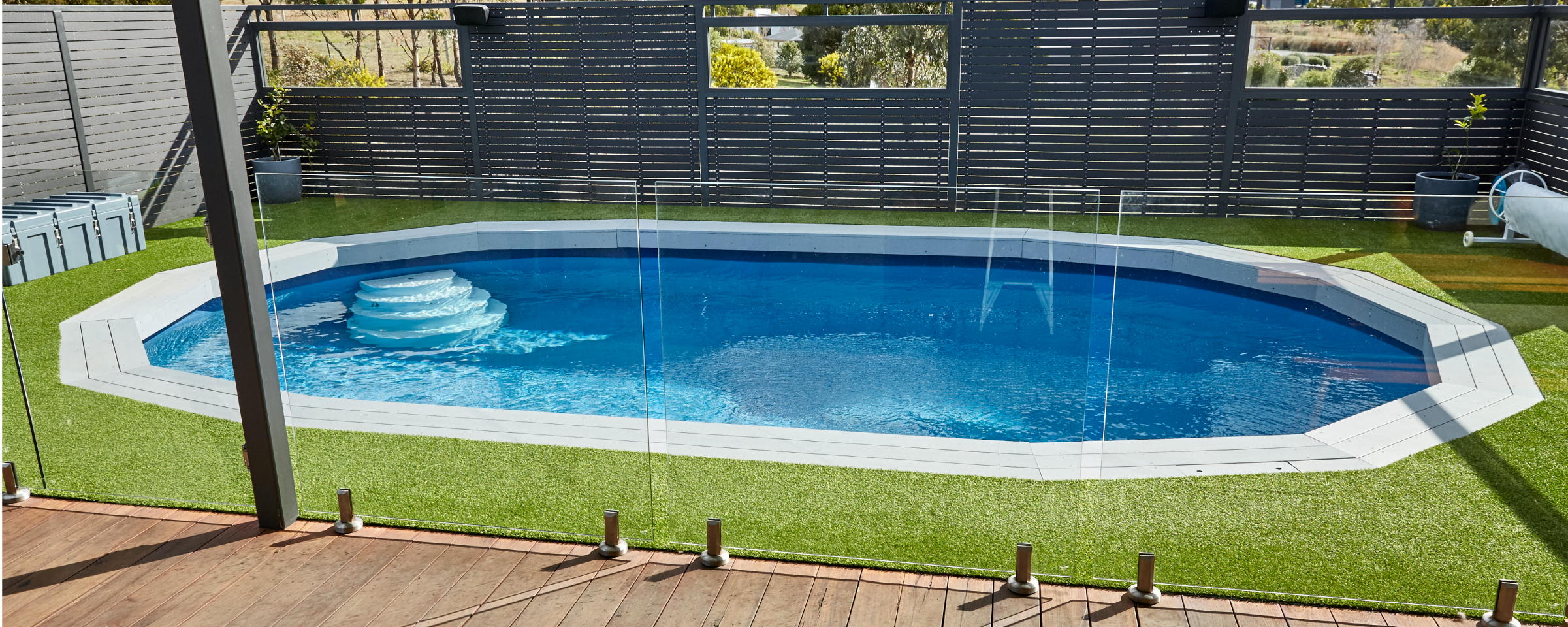 Above Ground Swimming Pools Modular Above Ground Saltwater Pools