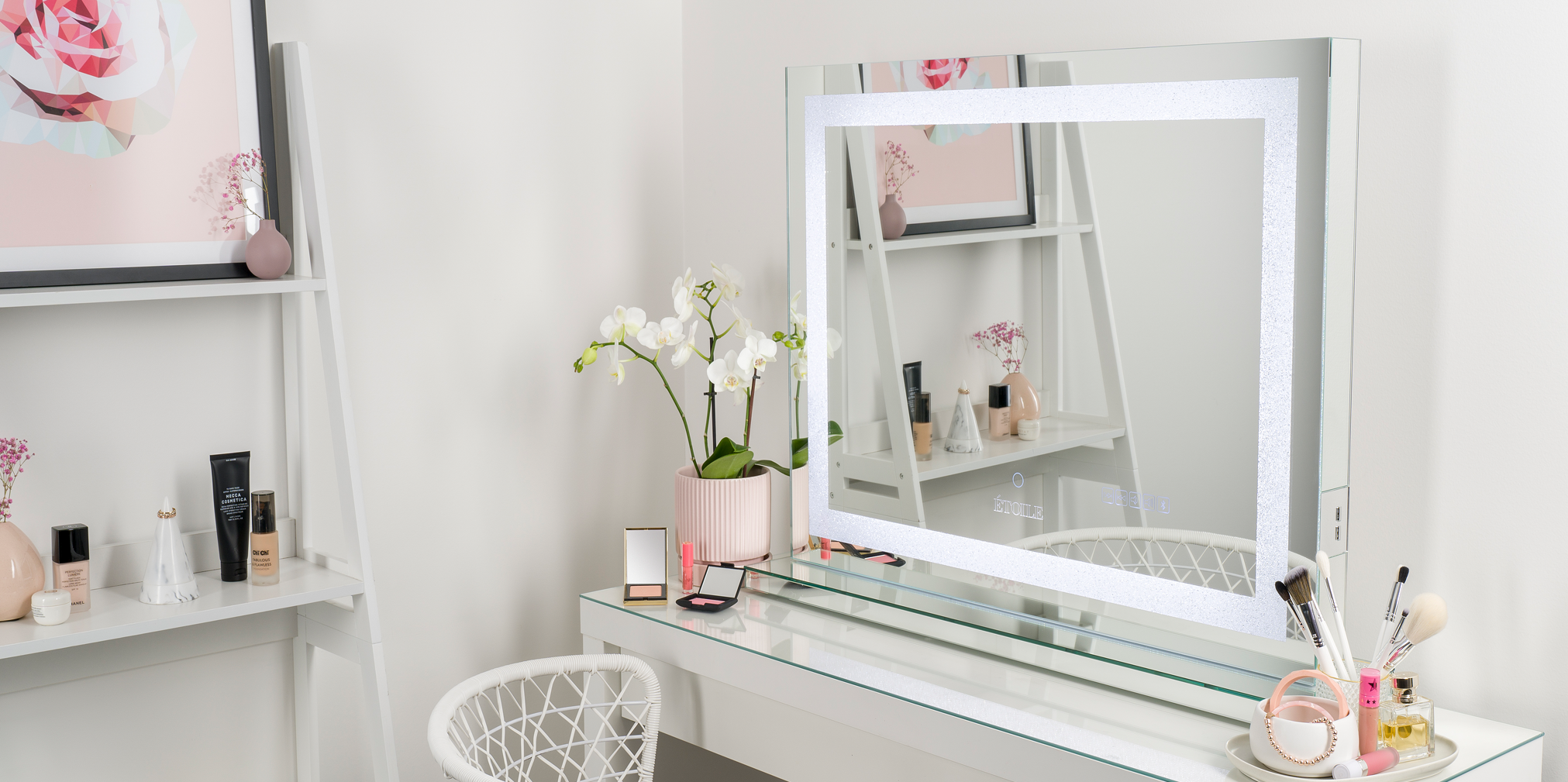 pretty vanity mirror