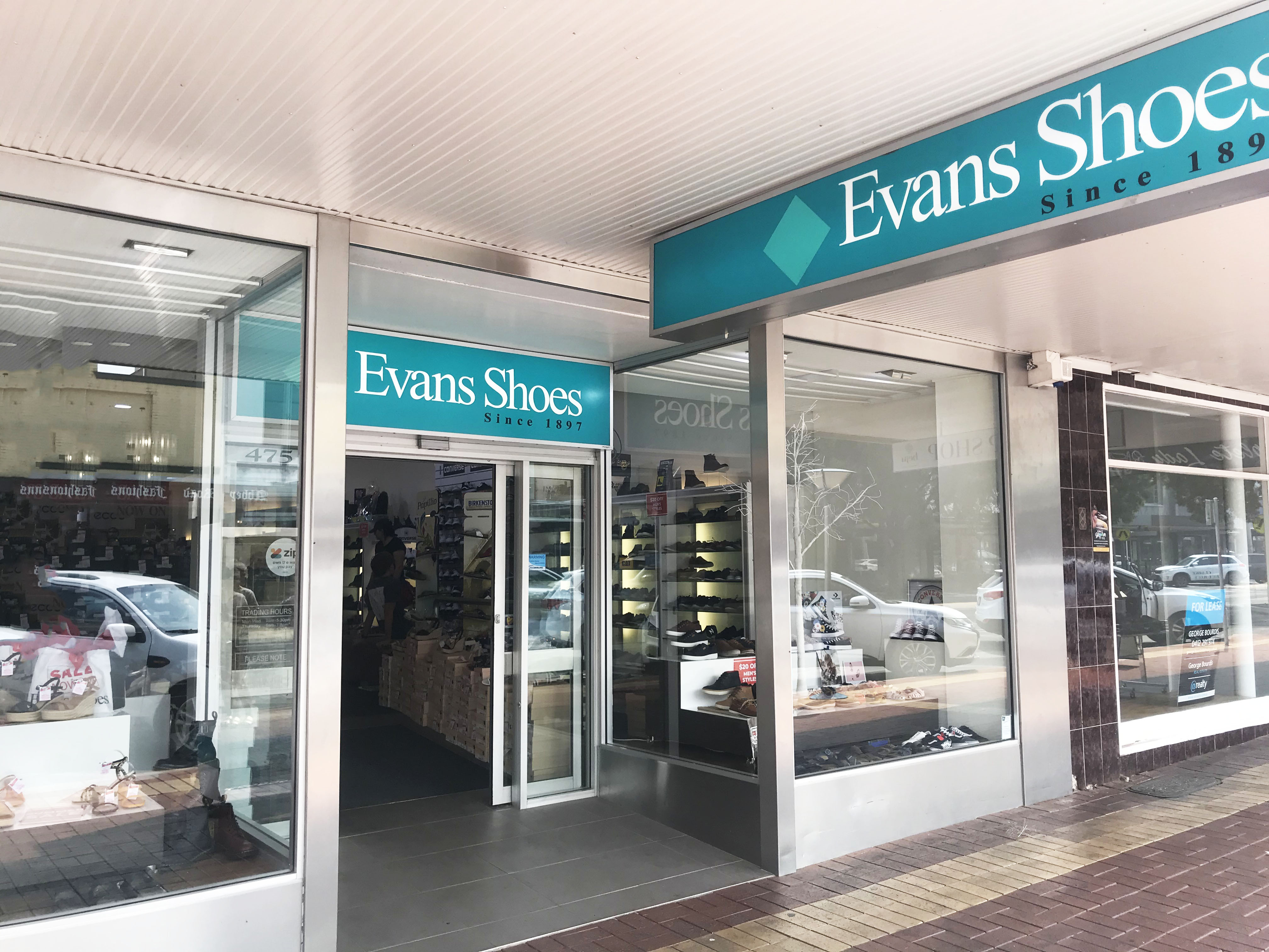 evans shoes online store