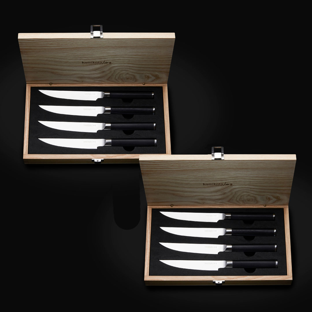 2 Sets of Steak Knives (2x4 Knives) 