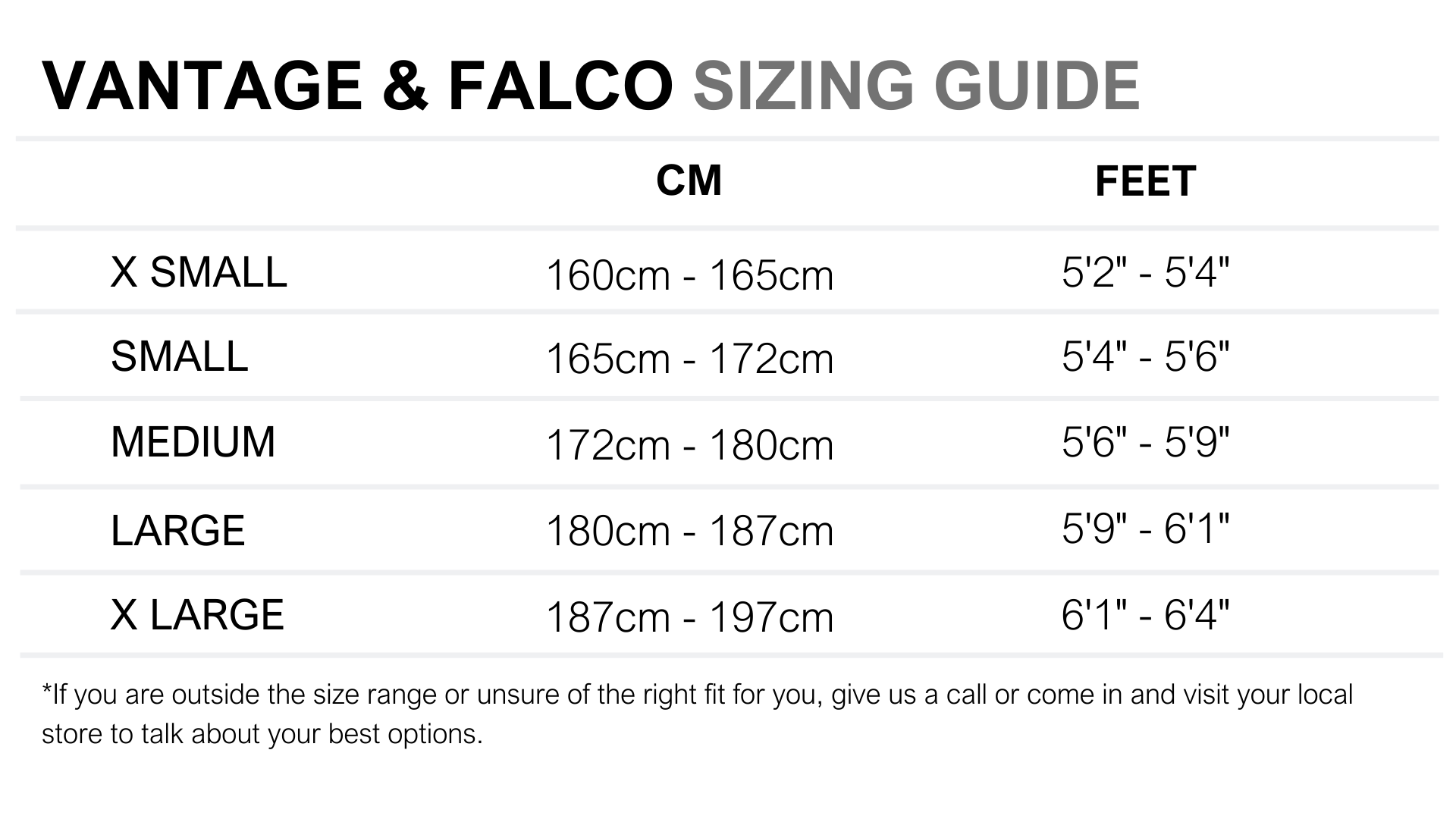 Bicycle Size & Fit Guide | Reid Cycles Australia