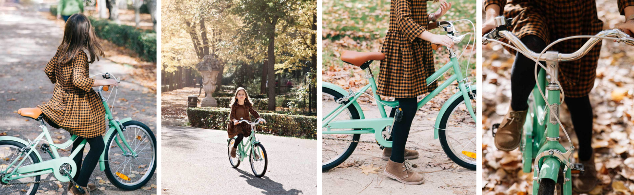 vintage style girls bike