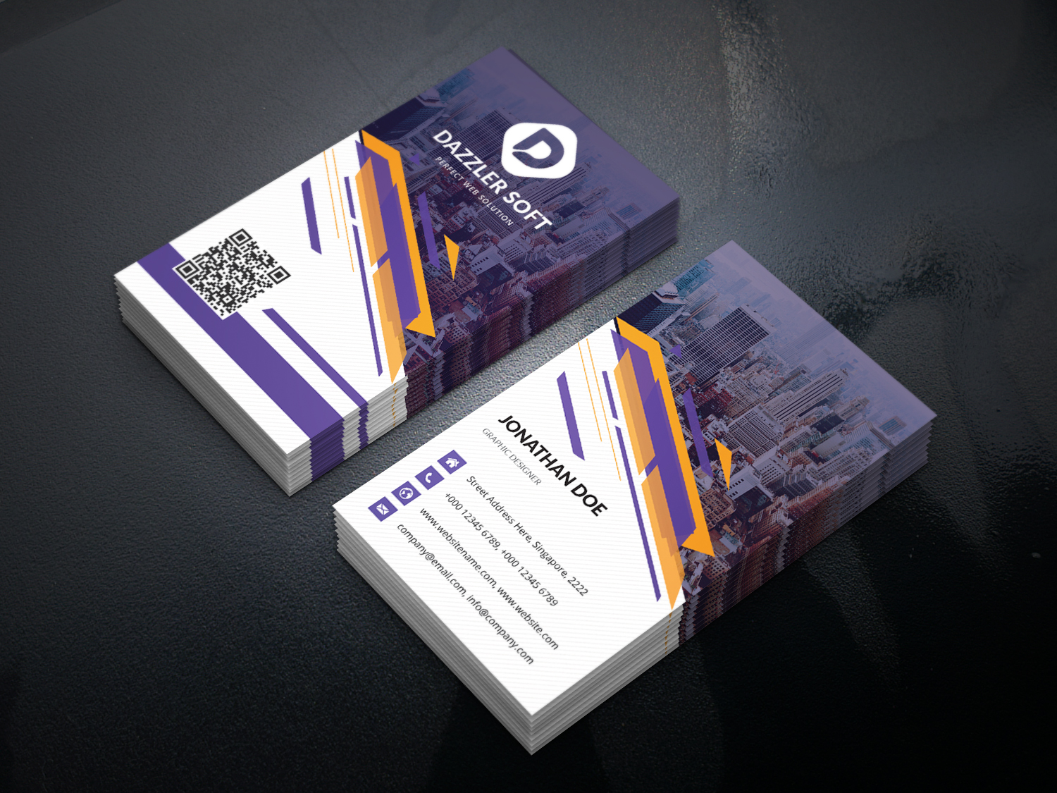 Royal Business Card Template