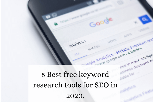 5 Best Free Keyword Research Tools For Seo In 21