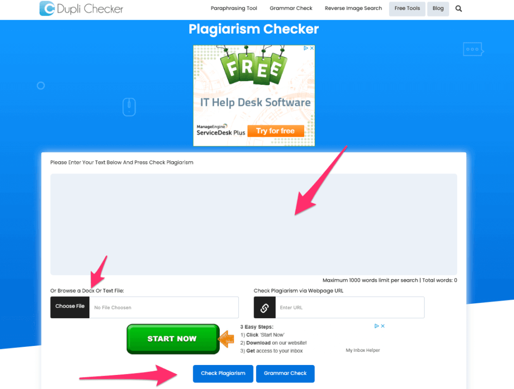 duplichecker plagiarism checker