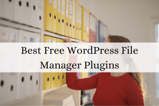 8 Best Free WordPress File Manager Plugins