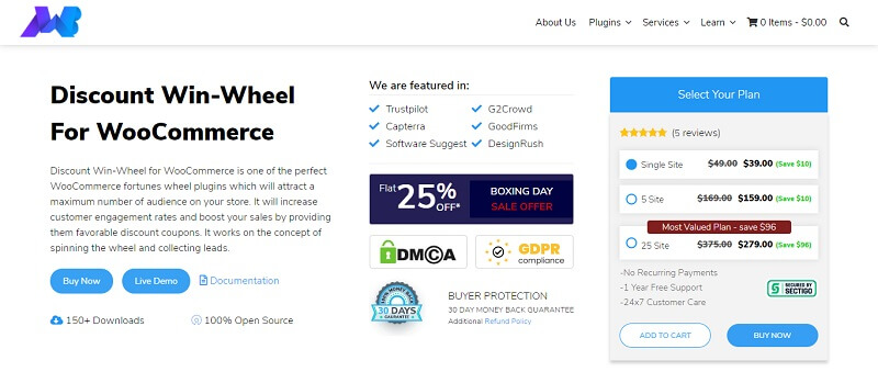 Discount Win-Wheel For WooCommerce